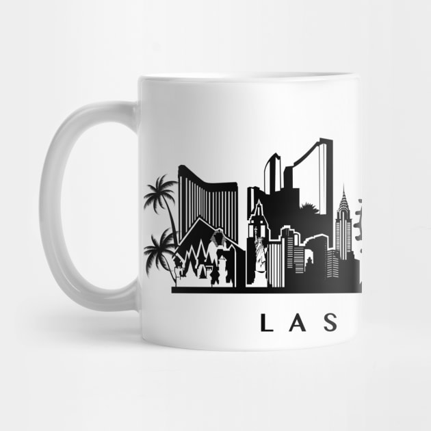 Las Vegas Skyline by Elenia Design